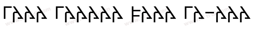 Grit Gothic From Gr字体转换